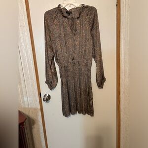 Current Air Long Sleeve Floral Dress